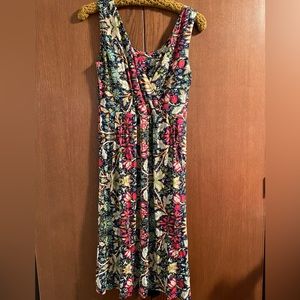 Garnet Hill Floral Tank Dress